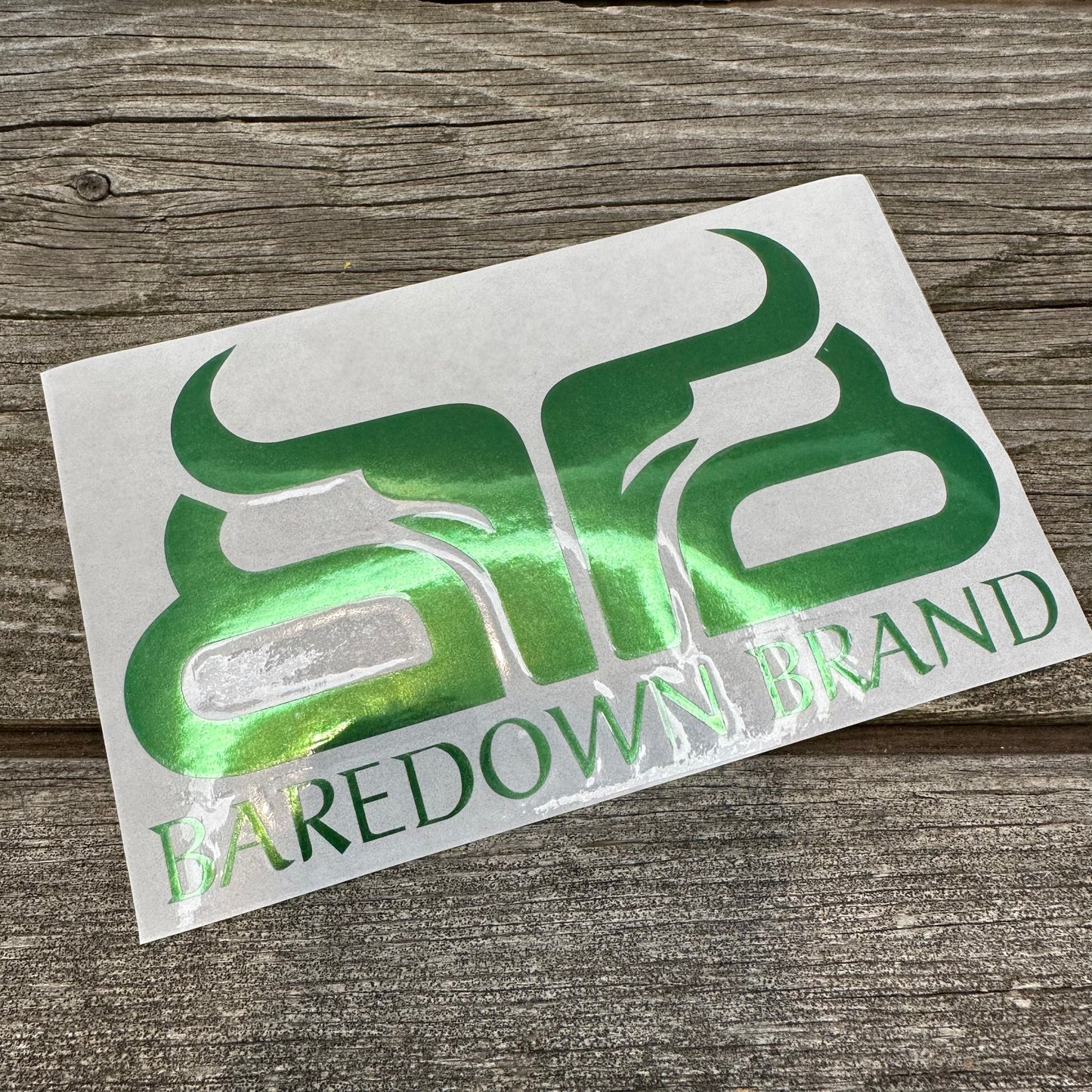 Large Baredown Decal