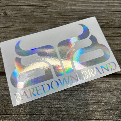 Large Baredown Decal