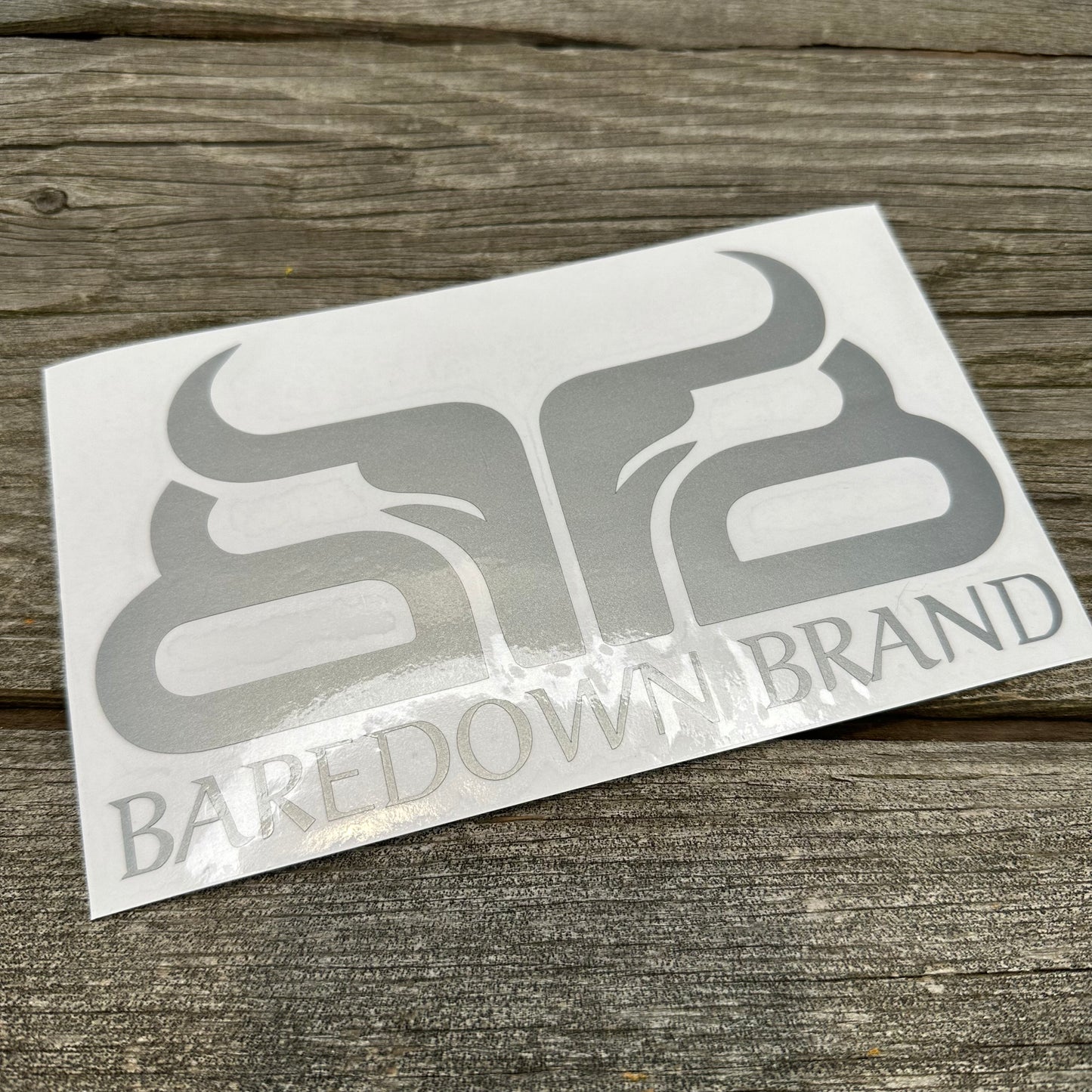 Large Baredown Decal