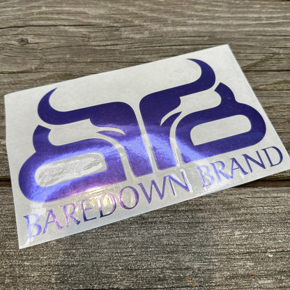 Large Baredown Decal