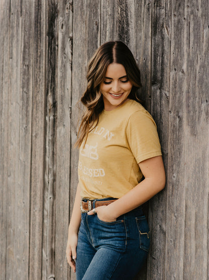 Wild'N Blessed- Mustard T-Shirt