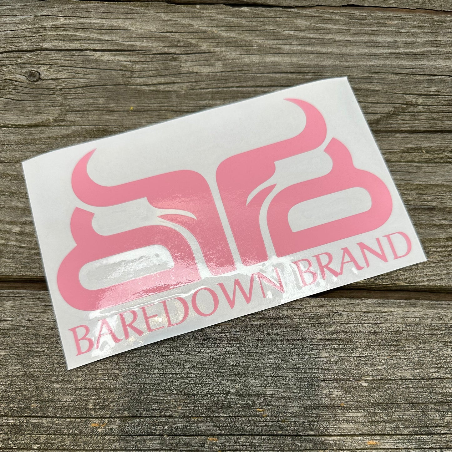 Large Baredown Decal