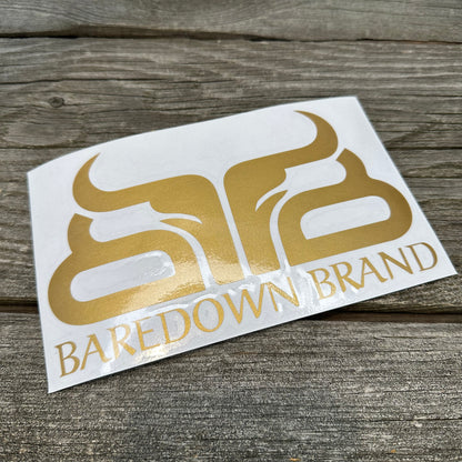 Large Baredown Decal