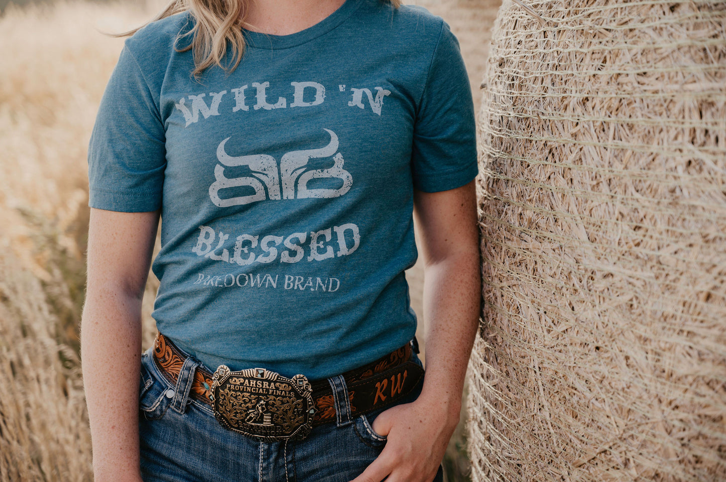 Wild'N Blessed- Deep Teal T-Shirt