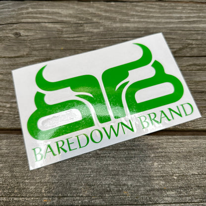 Large Baredown Decal