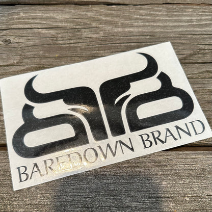 Large Baredown Decal