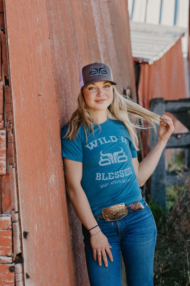 Wild'N Blessed- Deep Teal T-Shirt