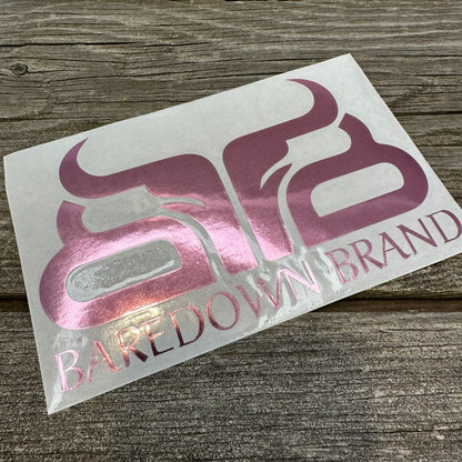 Large Baredown Decal