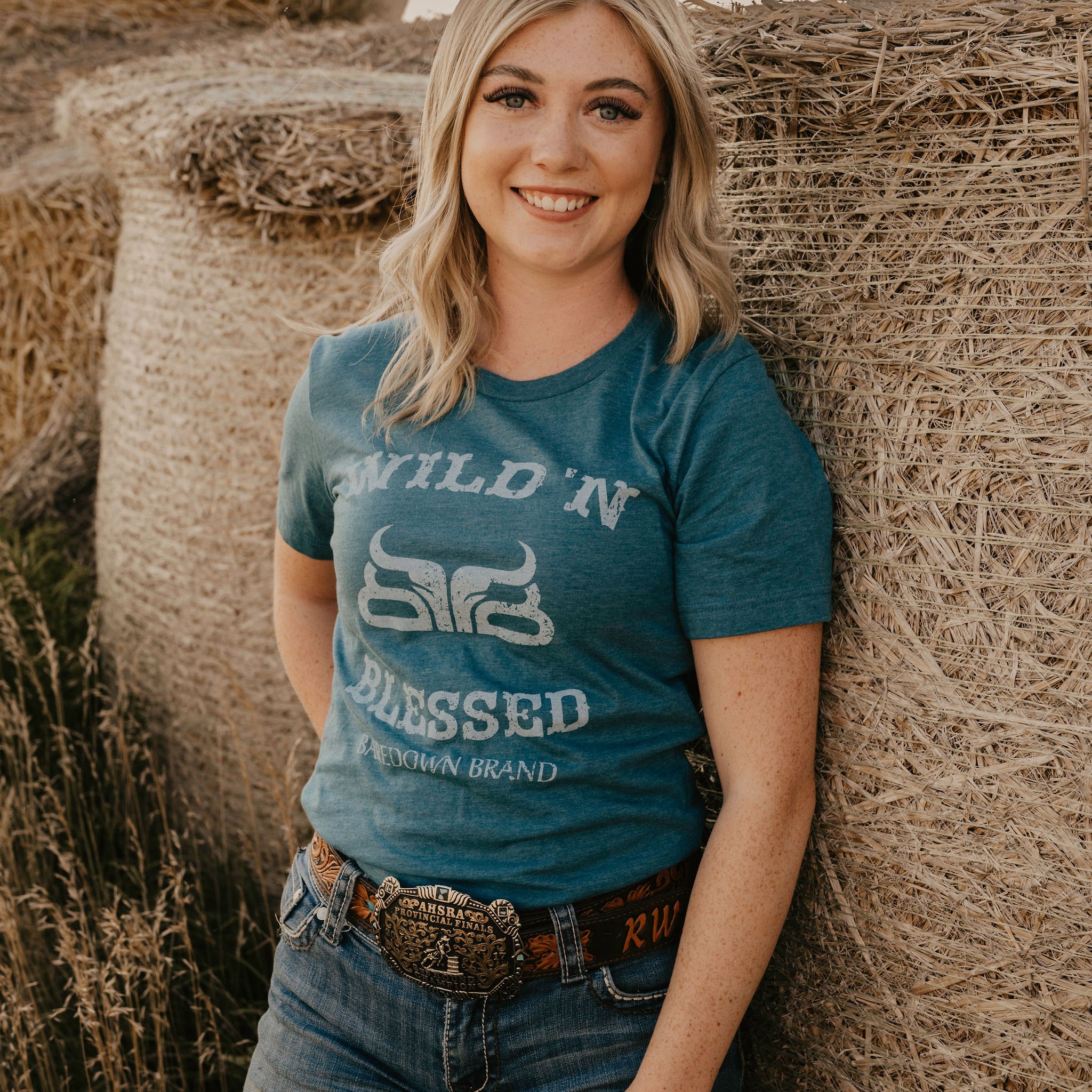 Wild'N Blessed- Deep Teal T-Shirt