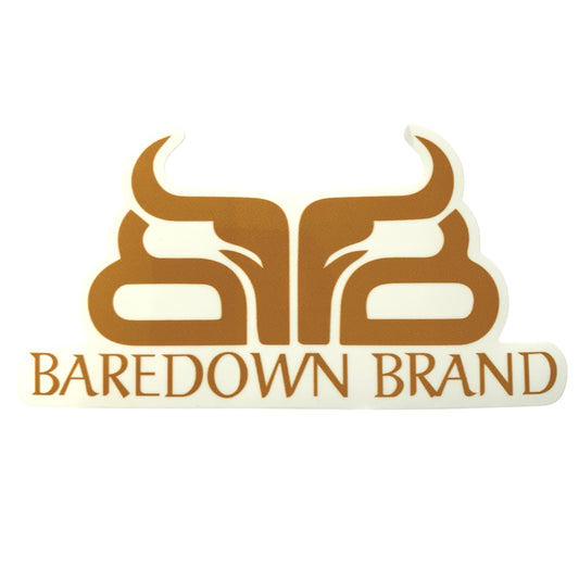 Medium Gold Baredown Decal