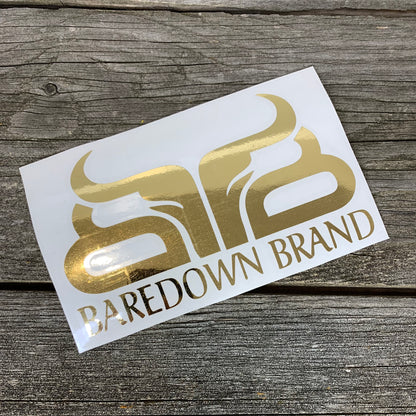 Large Baredown Decal