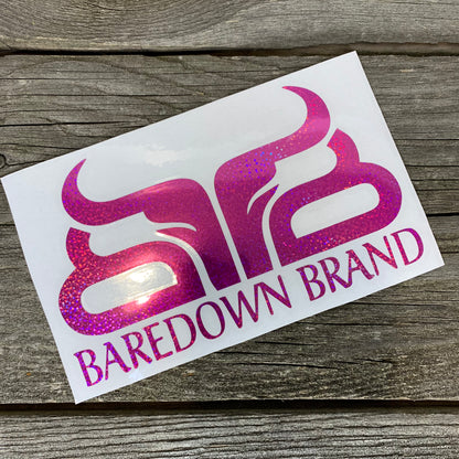 Large Baredown Decal