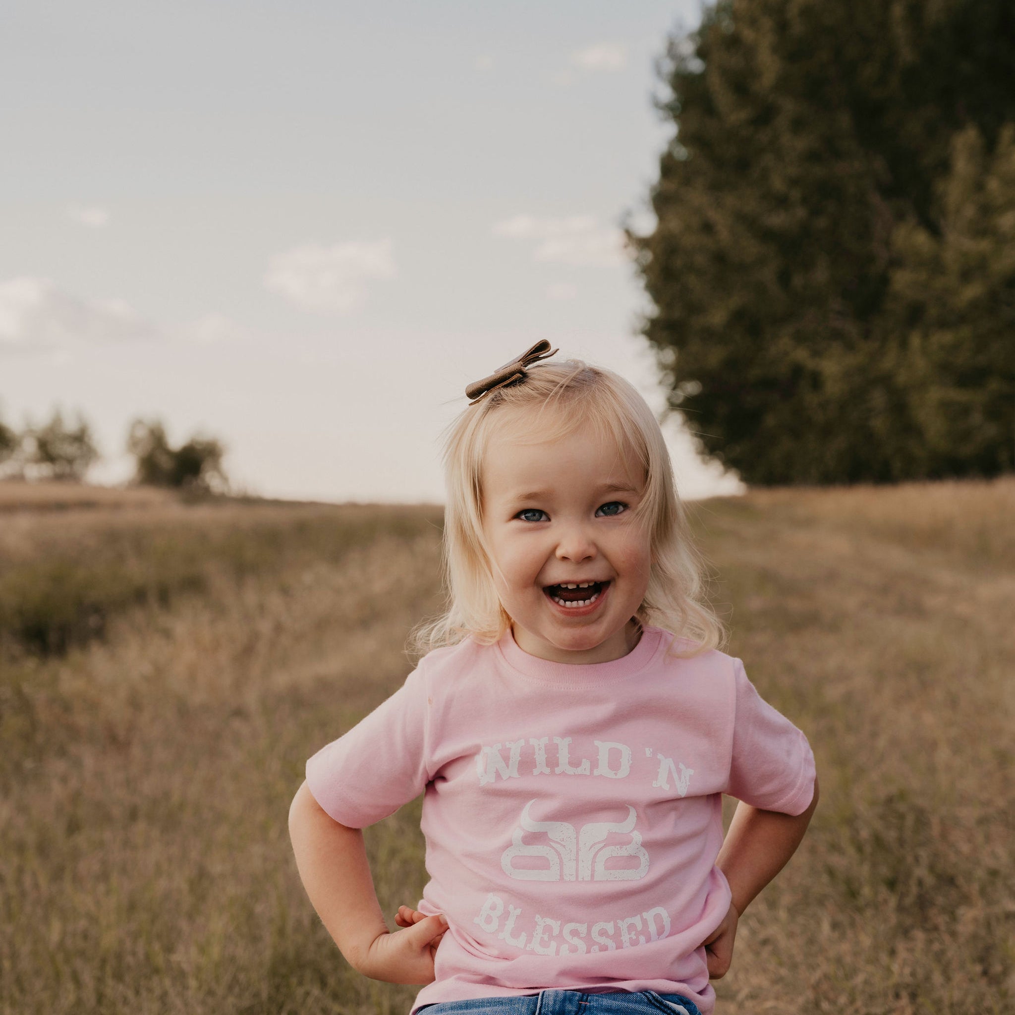 Toddler Pink Wild N Blessed