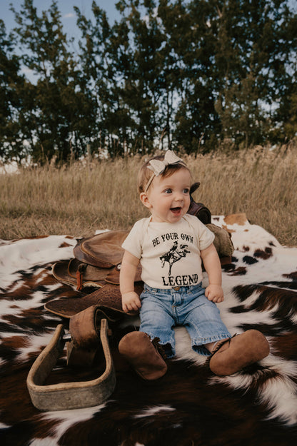 Infant Oatmeal Legend Bodysuit