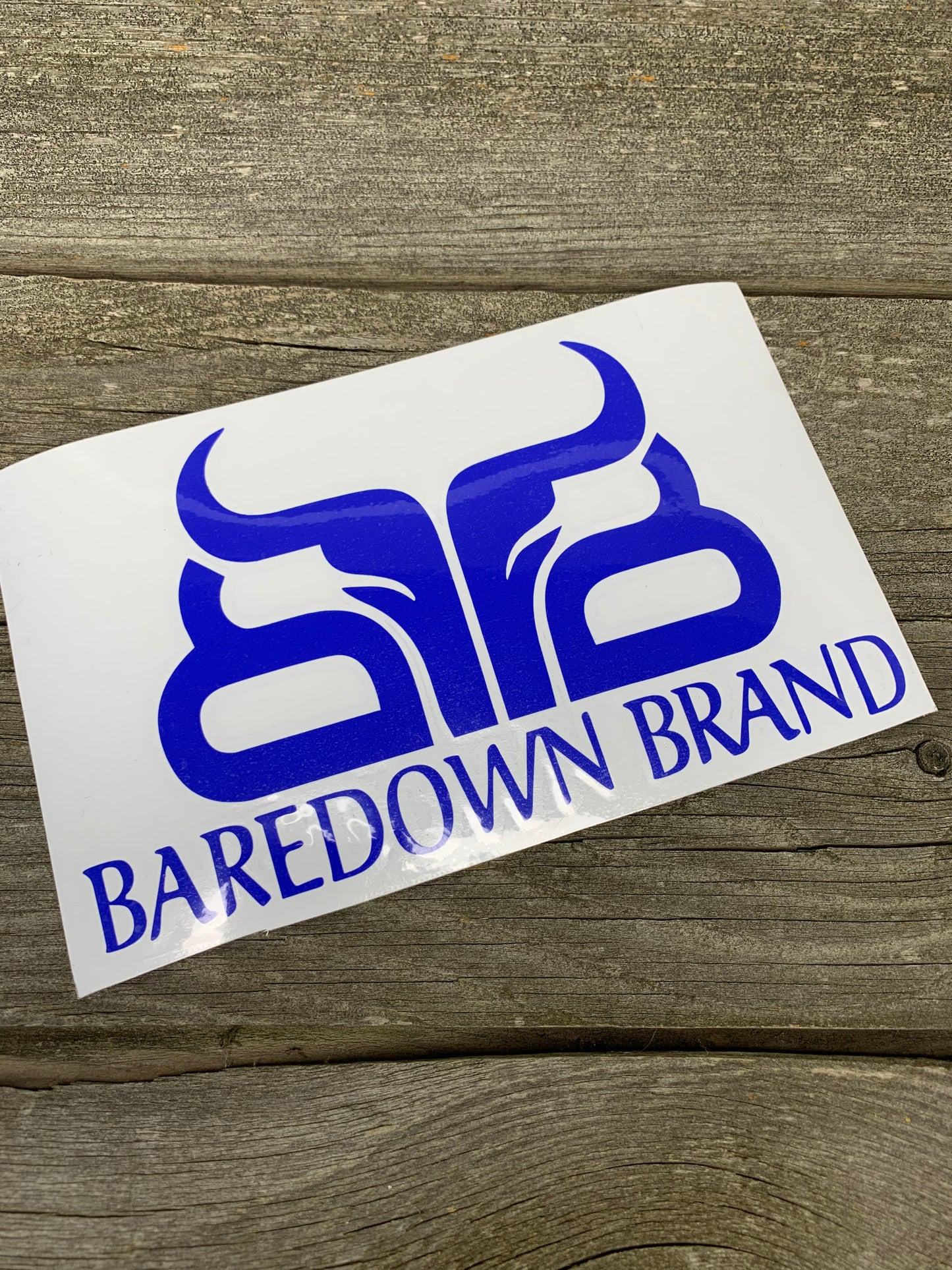 Large Baredown Decal