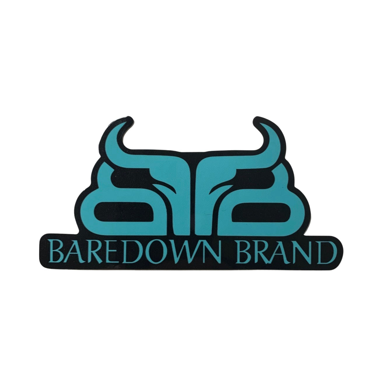 Medium Teal Baredown Decal