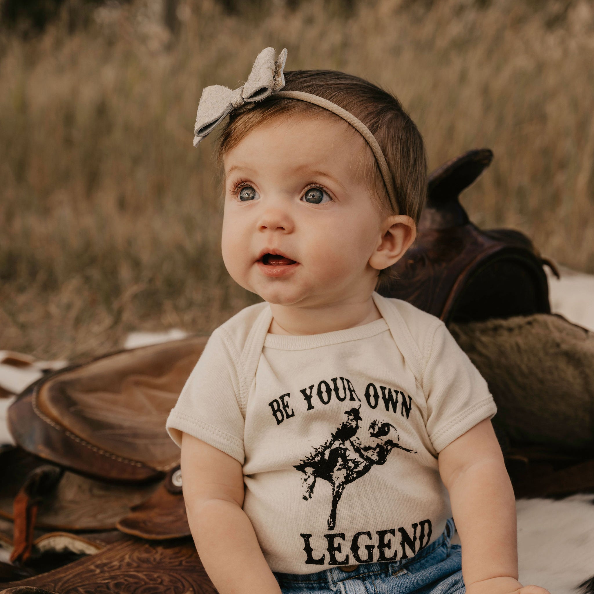 Infant Oatmeal Legend Bodysuit