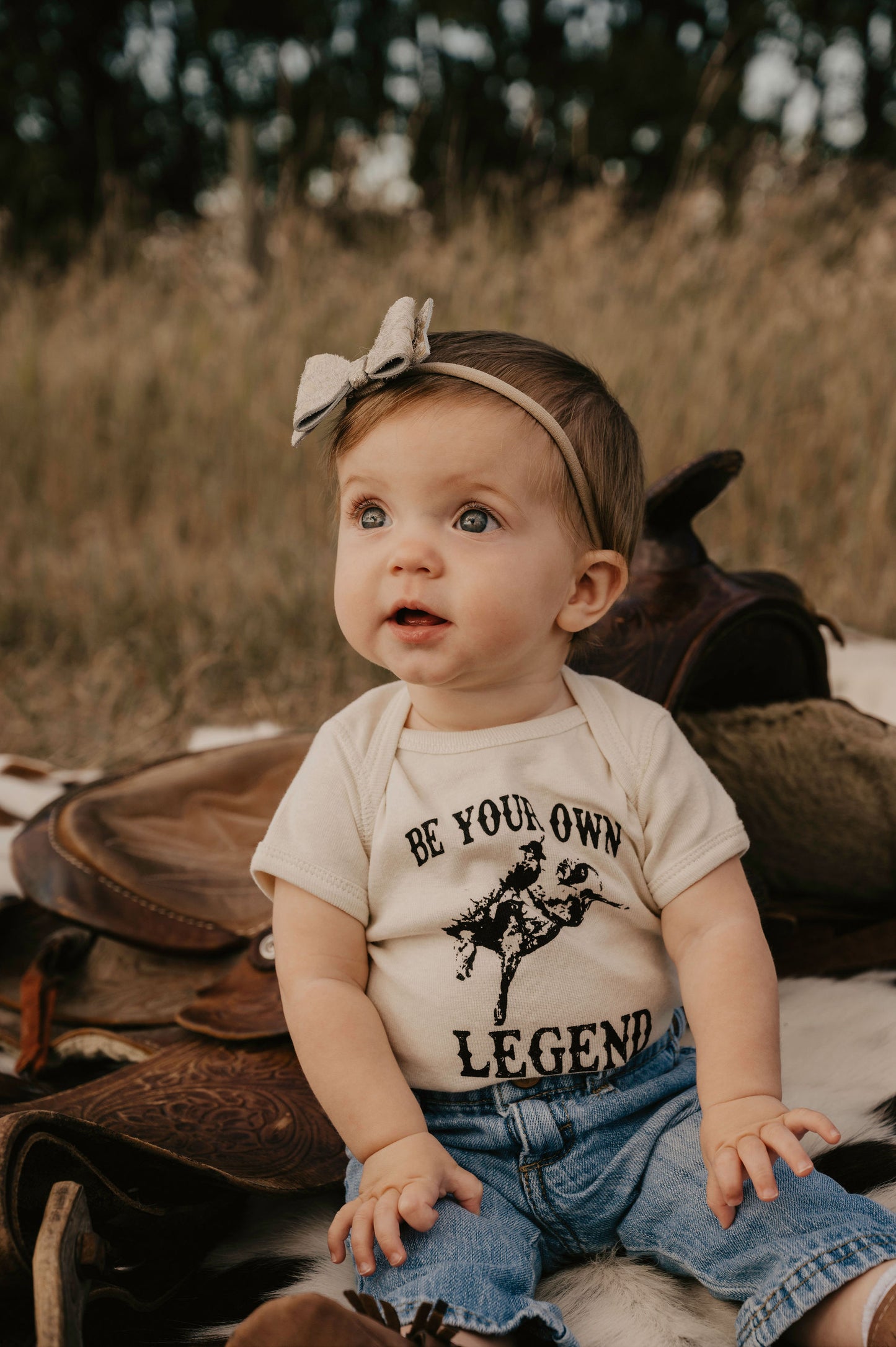 Infant Oatmeal Legend Bodysuit