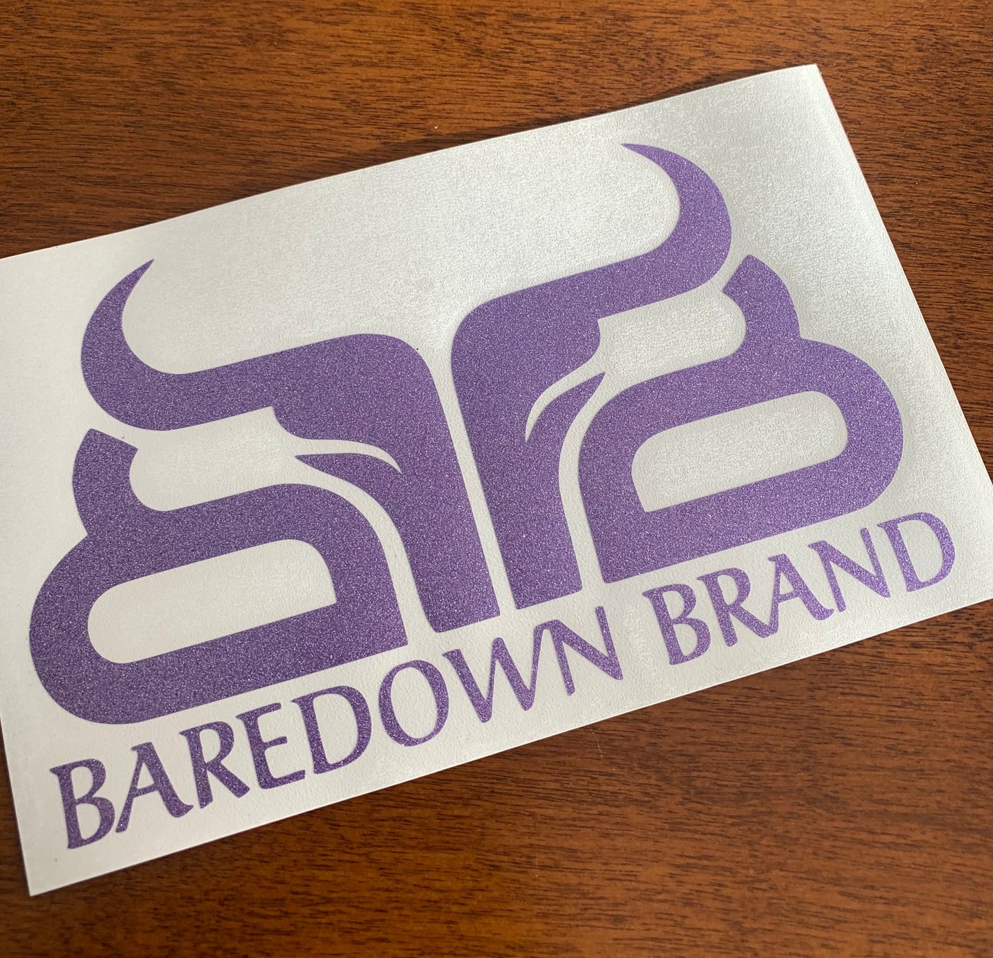 Large Baredown Decal