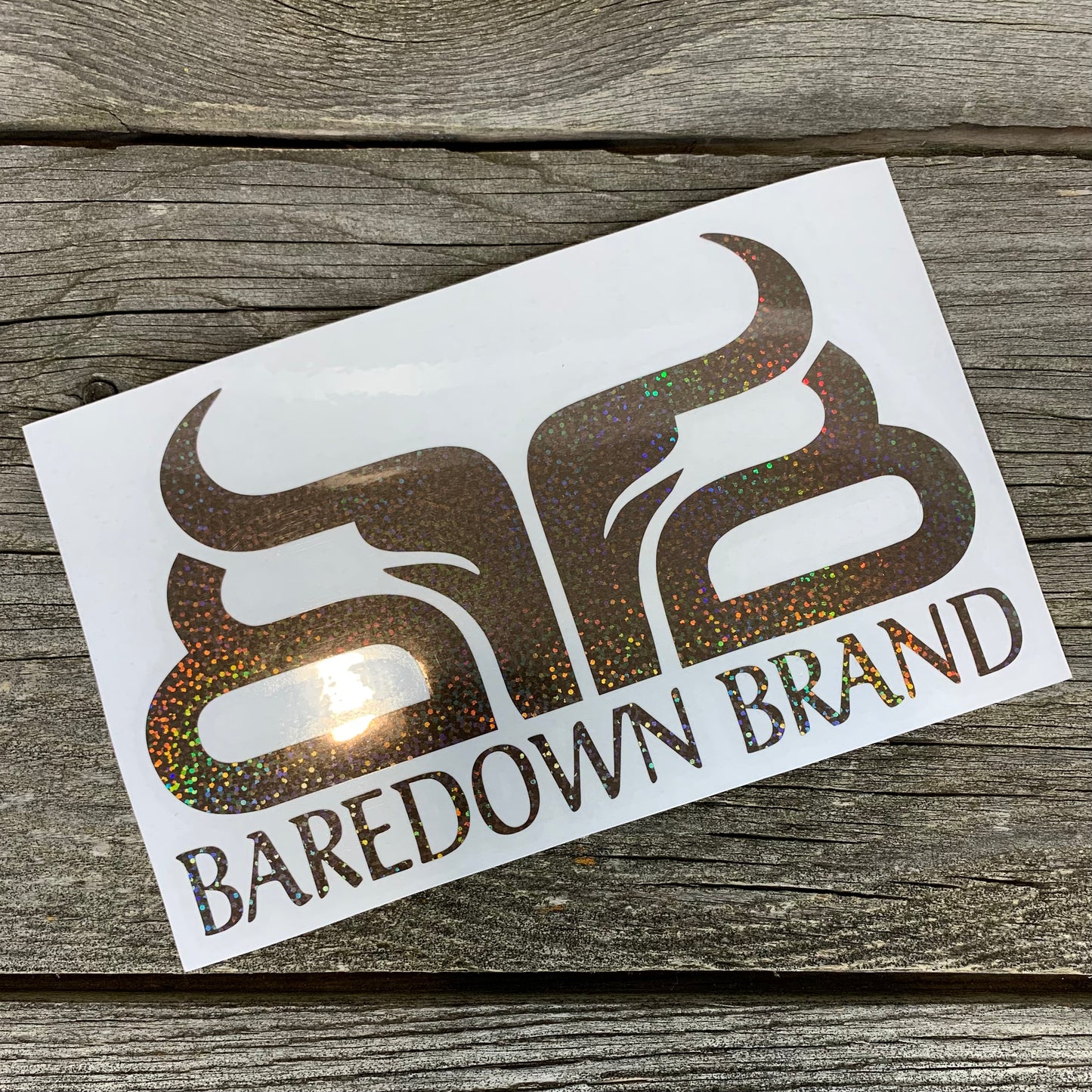 Large Baredown Decal