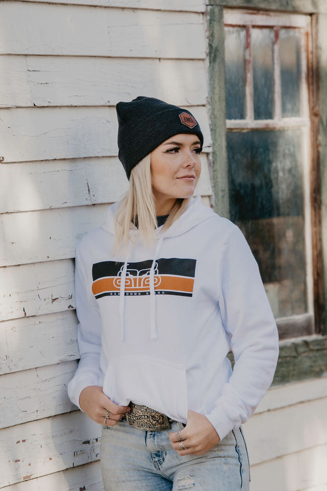 White Baredown Hoodie