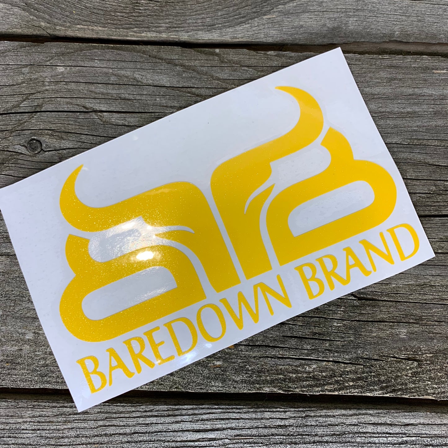 Large Baredown Decal