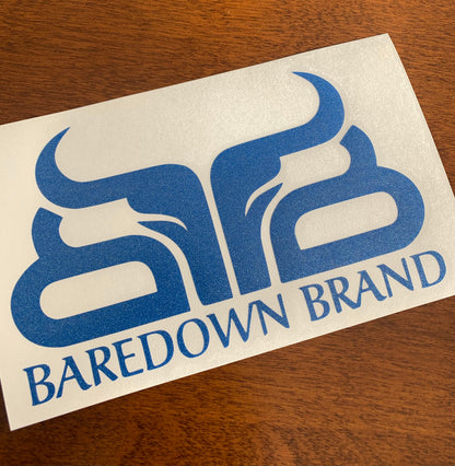 Large Baredown Decal